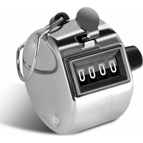 Compteur manuel 4 chiffres en plastique ABS – Compteur de passage pour personnes, golf ou formation scolaire, facile à utiliser et précis (1/5)