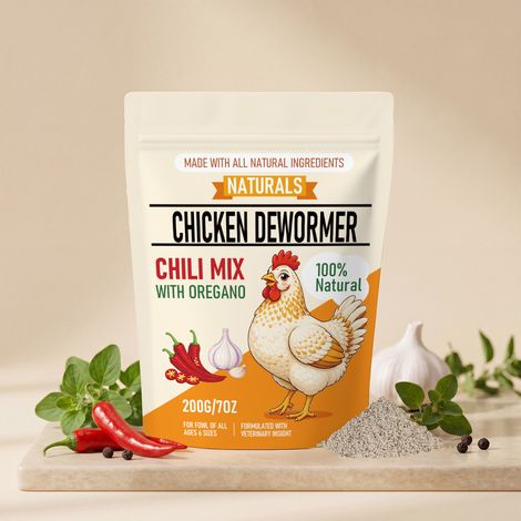 Chicken Nutritional Powder, Daily Poultry Egg Production, Chick Egg Feed, Specially Designed for Chicken Farming, Helps with Feeding and Nutrient Absorption -- 200g -- BIEMMEDUE (1/5)