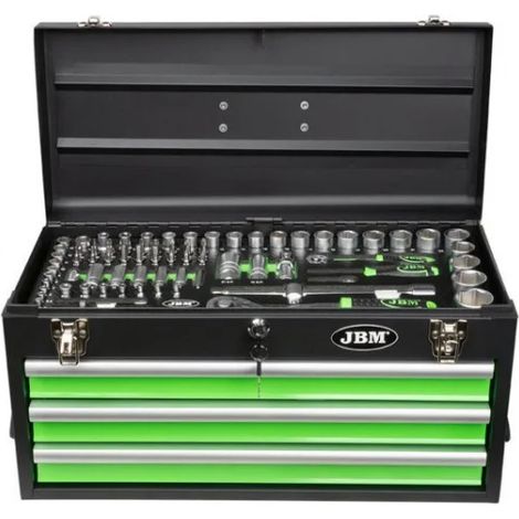 JBM 54261 Cassetta con assortimento 142 Pz.