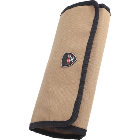 Sac à outils en toile imperméable et résistante de 36 x 25 cm pour électriciens – s'enroule et est prêt à ranger les outils. (1/5)