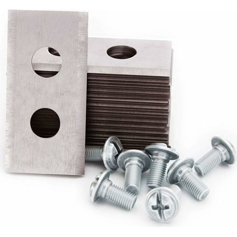 Juego de cuchillas para recortadora Worx Silver de 30 tabletas, color plata - Cuchillas de repuesto de titanio reforzado compatibles con Worx (1/4)