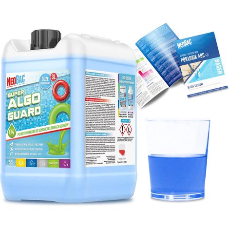 NeoBac Pool & Spa SUPER ALGO GUARD, produit anti-algues liquide 3L