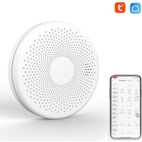 Tuya 2-in-1 Smart WiFi Smoke and Carbon Monoxide (CO) Detector, Sound and Flash Alarm - For Home Security, Connected (1/5)