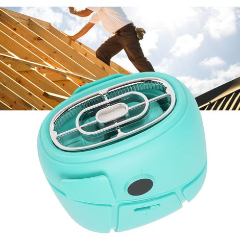 Ventilador de correa portátil con caja de aromaterapia, 100 niveles de velocidad ajustables, pantalla LED digital, recargable para uso en exteriores, respetuoso con el medio ambiente. (1/5)