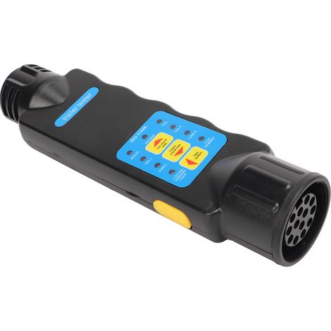 12V 13-poliger Anhänger-Kabelbaumtester, Diagnosegerät zur Widerstandsprüfung und Fehlererkennung in Wohnwagen (1/5)