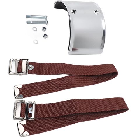 Sangles de jambe échasses plaquiste réglables universelles nylon avec plaque courbée accessoires déco maison (1/5)