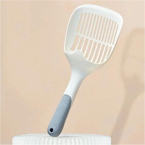 Pala per lettiera in plastica per gatti, pala per escrementi durevole per animali domestici, pratica, prodotti per la pulizia della sabbia per gatti, accessori - 1 pezzo (1/5)
