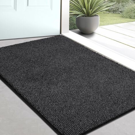 1 Paillasson 50x80 Cm Antidérapant Polyester Lavable Machine Pour Entrée Cuisine Salle De Bain (1/5)
