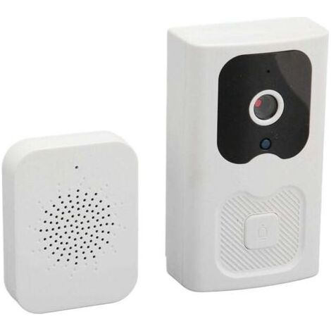 Sonnette Vidéo Intelligente Sans Fil Surveillance à Distance Wifi HD Vision Nocturne Appels Bidirectionnels (1/4)