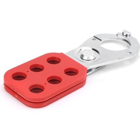 Cadenas de sécurité en acier à 6 trous avec serrure à pince et sangle en nylon PA pour gestion multi-accès (1/5)