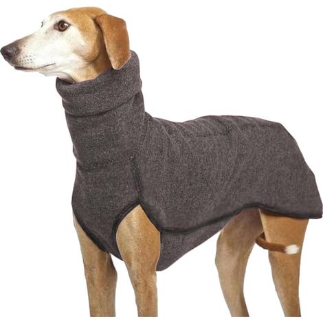 Manteaux À Col Roulé Pour Whippet, Pulls Chauds D'hiver Pour Lévrier, Gilet Polaire À Col Roulé, Sweat-shirt Pour Petits, Moyens Et Grands Chiens, Vêtements Pour Chiots, Pour Les Fêtes Et Le Quotidien (1/5)
