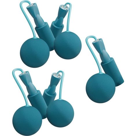 Corde à sans pour Exercices de Fitness, Corde à pour Enfants, Balle Lestée sans, Corde à Lestée, Bleue (1/5)