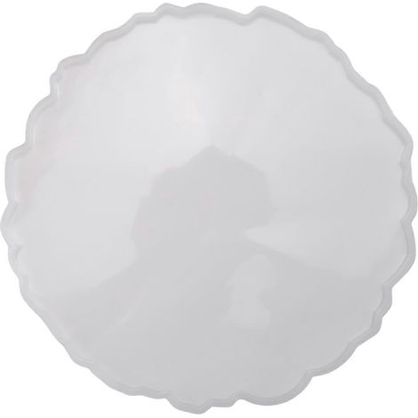 Moule en résine époxy cristal DIY pour compotier, dessous de verre rond en silicone pour table pivotante - (1/5)