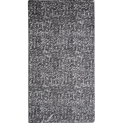 Teppich ESEL Silber 80 x 150 cm Viskose (1/5)