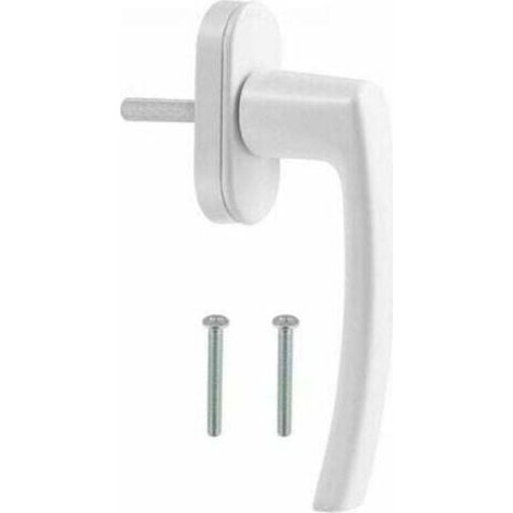 PVC window and door handle, white (1/4)