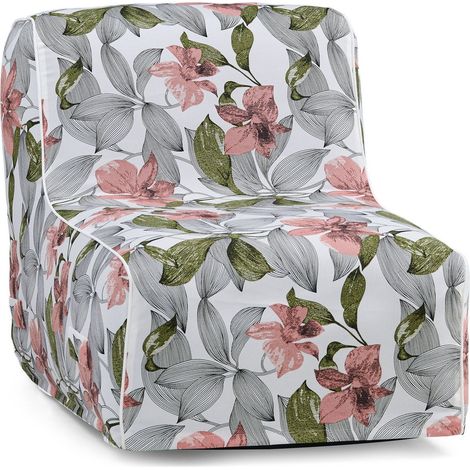 Luftsessel / Sitzsack Sitzolo Air inkl. Fußpumpe weiß / grau / rosa hjh LIVING (1/5)