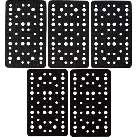 Support de protection 80 x 133 mm, 54 trous, 5 pièces, pour la protection des disques de ponçage auto-adhésifs (1/3)