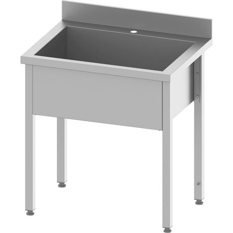 Plonge Inox AISI 201 Maxi 1 Bac - Gamme 700 - Stalgast