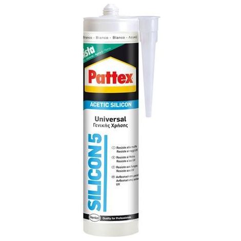 Silicona Universal PATTEX Blanca 280ml 1534266