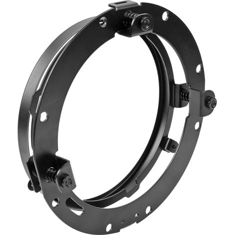 7-Zoll-LED-Scheinwerferhalterung, schwarzer Zierring für Glide-Motorradscheinwerfer, schwarz (1/5)