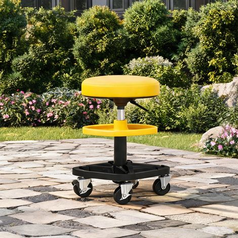 Tabouret de mécanicien réglable de 40 à 51 cm 38 x 38 x 51 cm (1/5)