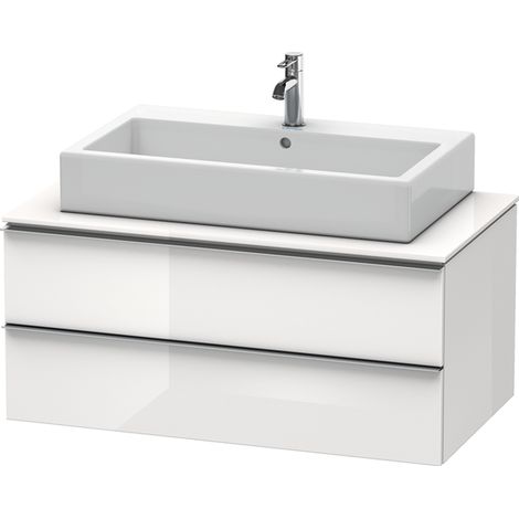 Duravit Happy D.2 Mueble para consola 1000mm 6302, 2 cajones, Color (frente/cuerpo): roble cachemir chapa de madera auténtica - H2630201111 (1/2)