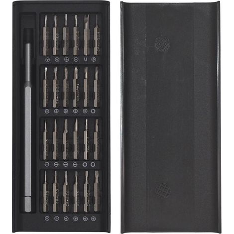 TrAdE Shop Traesio - Set 24 Cacciaviti Di Precisione Kit Cacciavite Combinati Magnetici X Riparazioni - (1/4)