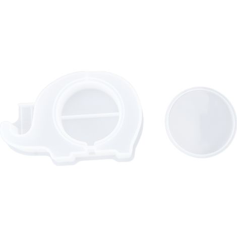 Moule silicone en forme d'éléphant pour tirelire DIY, ornement décoratif en résine époxy, moule à goutte de colle, animal. (1/5)