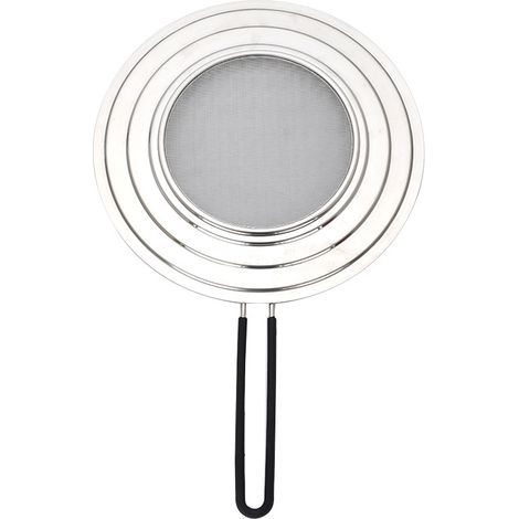 Protectores antisalpicaduras plegables de acero inoxidable, protectores de cocina universales. (1/5)