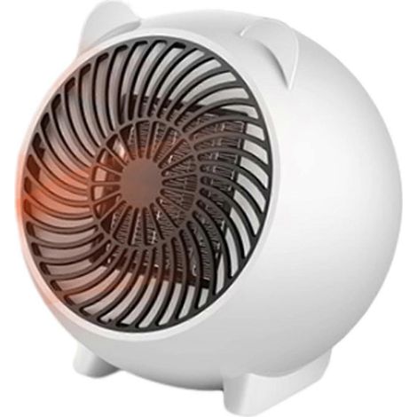 Chauffage d'appoint, chauffage de bureau silencieux, chauffage rapide en céramique PTC, chauffage électrique portable à haut rendement, ventilateur (1/5)