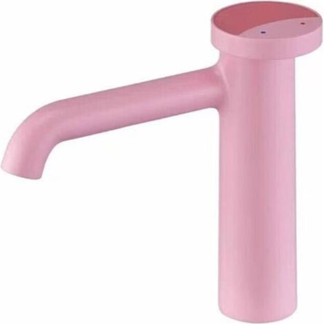 Robinet de Lavabo Mixte - Robinet Salle de Bain avec Design Moderne pour Évier Posé-Dessus - Installation Facile sur Meuble-Vasque, Finition Chromée Brillante- (1/3)