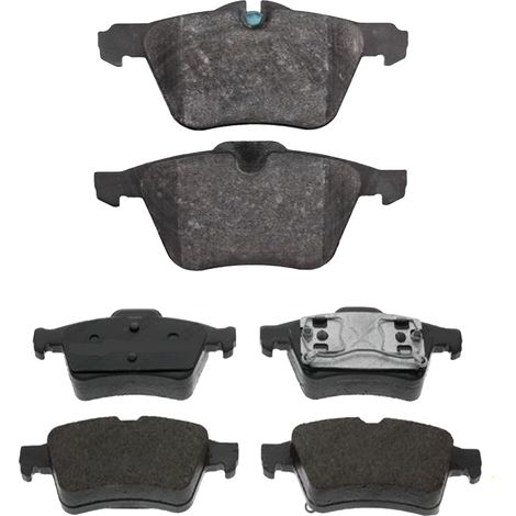 KIT PASTIGLIE FRENO ANTERIORI E POSTERIORI compatibile con JEEP COMMANDER (XK,XH) / PASTIGLIE FRENANTI AUTO OEM FDB4002,FDB4075 / SOSTITUZIONE DIRETTA / BASSA POLVERE / SILENZIOSO (1/4)