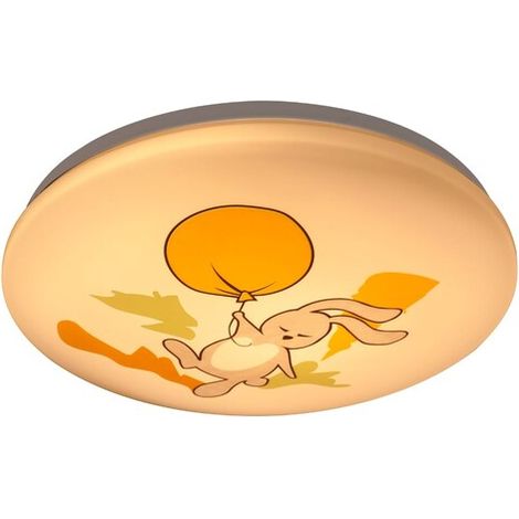 Plafoniera bimbi Rabalux Hopply Ø38 con coniglio LED 24W (1/5)