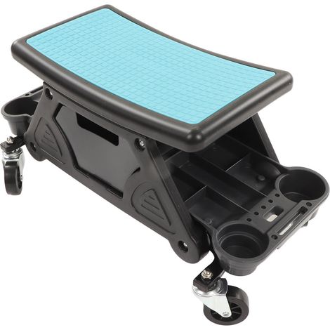 Detailsitz, mobiler rollbarer Kfz-Mechanikerhocker für Garage, DIY-Autowäsche, Wachsen und Polieren (1/5)