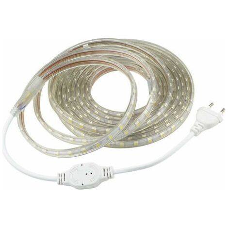 Bande lumineuse LED 3M, bande lumineuse LED très lumineuse 220 V, 5050 IP65 étanche, blanc chaud (1/5)