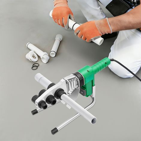 YISSALE -Outillage -Appareil de soudage de tubes 20-32 mm, machine de soudage de tuyaux, appareil de soudage pour canalisations d'eau 1500 watts avec écran (1/5)