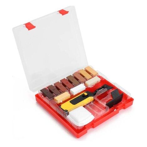 Kit d'Outils à Main de Réparation pour Stratifié, Système de Cire pour Plan de Travail au Sol, Plancher, Copeau, Rayures (1/4)