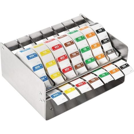 Distributeur d'étiquettes en inox professionnel - Vogue (1/2)