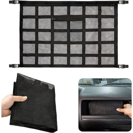 Ecleanfy - Filet de rangement pour toit de camion, 80 x 54 cm, double couche de maille, pour le rangement sur le toit de votre voiture (1/5)