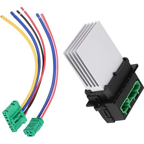 Ventilateur Résistance Moteur Soufflerie avec Faisceau Câblage Connecteur pour Citroen Peugeot 6441L2 (1/5)