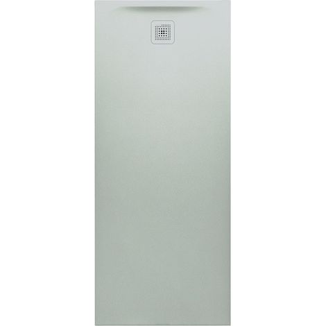 Receveur de douche LAUFEN PRO, rectangulaire, écoulement sur le petit côté 1800 x 750 x 46 mm, gris clair LAUFEN
