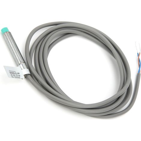 BERM Näherungsschalter, 2-Draht, normalerweise offener zylindrischer Sensor BEM08-02-AK, 90–250 V AC (1/5)