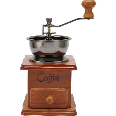 Moulin à café manuel avec mouture réglable pour expresso, cafetière à piston et café filtre, idéal pour la maison, le bureau et les voyages.-AquaForge (1/5)