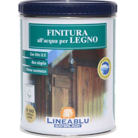 Blu Sayerlack Finitura per Esterni - Trasparente - 2,5 l