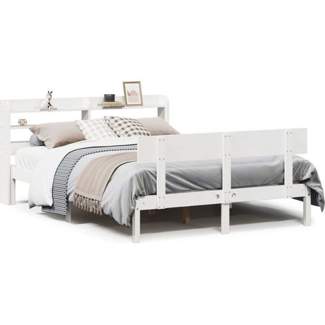 Maison Exclusive - Letto senza Materasso Bianco 120x190 cm Legno Massello di Pino