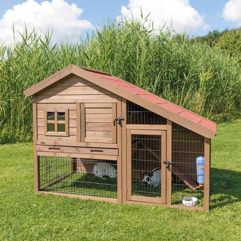 Trixie Nerea clapier naturel en bois pour petits animaux (1/3)