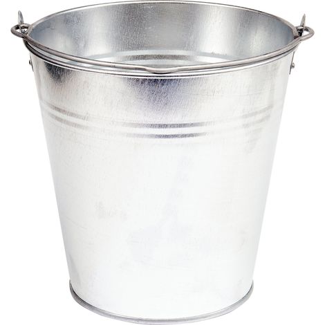 Seau 15l en acier galvanize pour tous usages