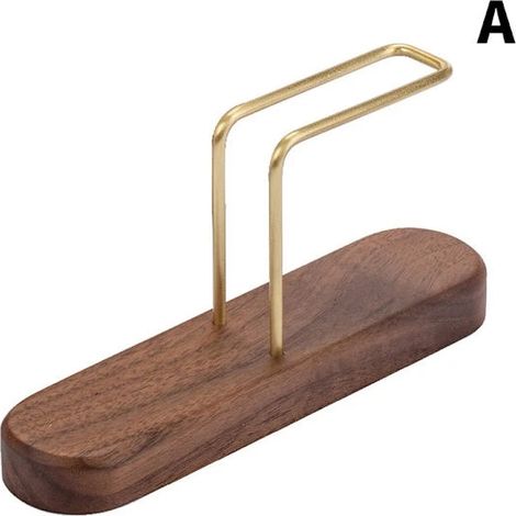 Porte-filtres à café, en bois et papier, couleur bois, pour ranger les filtres en papier sur un plan de travail, dans la cuisine ou dans un café.-AquaForge (1/4)