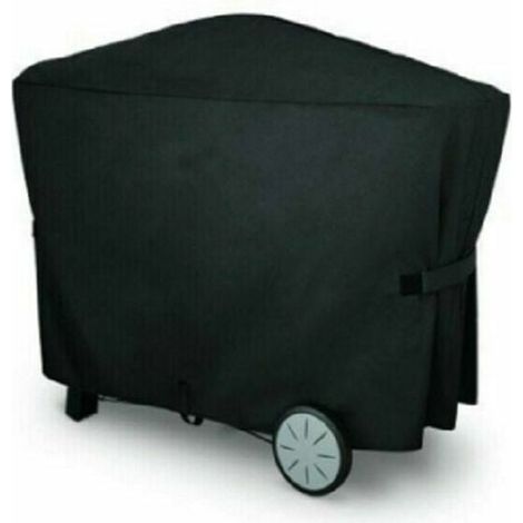 Telo di copertura impermeabile Ulisem per barbecue Weber Q3000 e Q2000, dimensioni 112,4 x 64,1 x 95,6 cm, ideale per l'uso esterno in giardino.