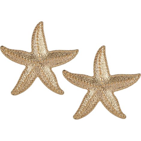 Boucles d'Oreilles Étoile de Mer pour Femmes, Or Personnalisés Boho Clous Étoile de Mer Étoile de Mer Bijoux pour Filles Femmes Plage d'Été Boucles d'Oreilles Océan Accessoires (1/5)